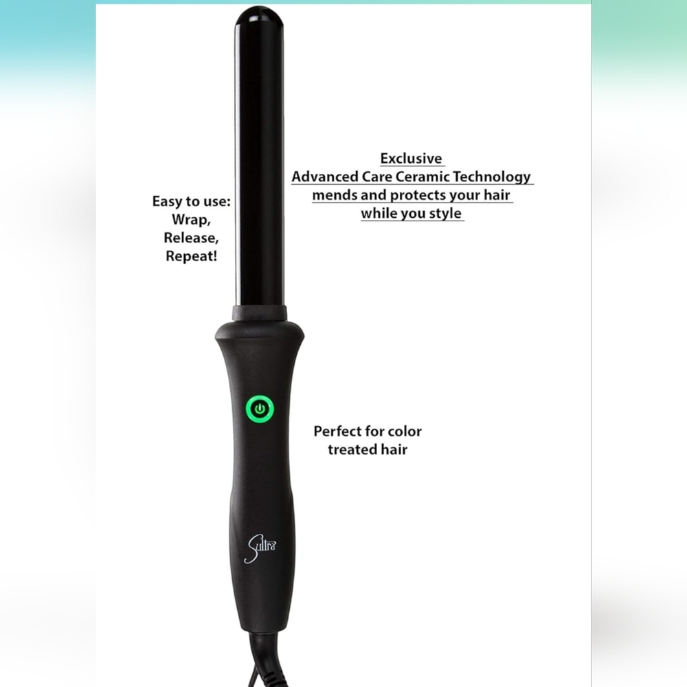 Bombshell ThermaCore Collection 1.5-Inch Clipless Curling Rod With Glove & Pad